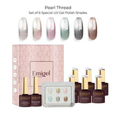 Emigel - Set of 6- Pearl Thread UV Gel Polish