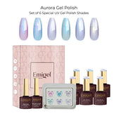 Emigel - Set of 6- Aurora UV Gel Polish