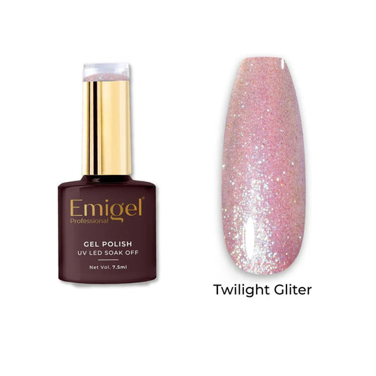 Emigel - Twilight Glitter Gel Polish - 001 - OPAL TWILIGHT