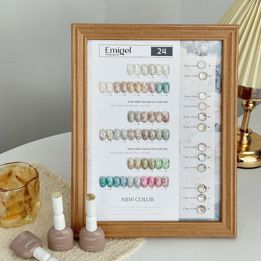 Emigel - Glitter UV Gel Polish Kit - 24 Shades