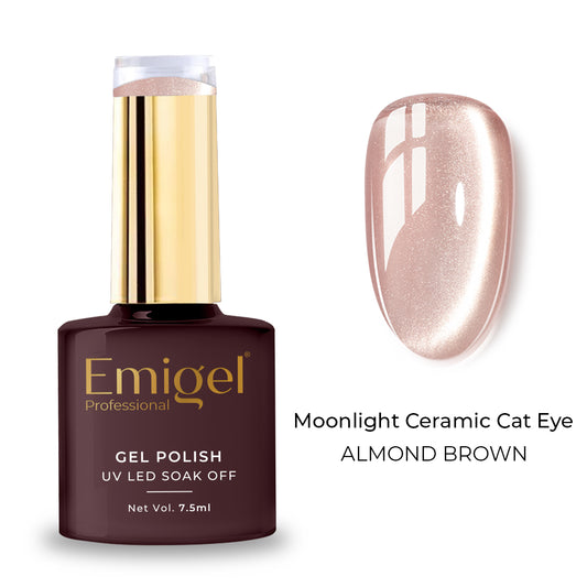 Emigel - UV Moonlight Ceramic Cat Eye - 005 - Almond Brown