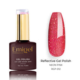 Emigel - Reflective Gel Polish - 012 - NEON PINK
