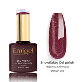 Emigel - Snowflakes Gel Polish - MIDOMIST SNOWFLAKE - 004