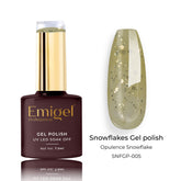 Emigel - Snowflakes Gel Polish - OPULENCE SNOWFLAKE - 005