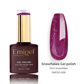 Emigel - Snowflakes Gel Polish - FERN SNOWFLAKE - 009