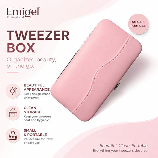 Emigel - Eye Lash Extention Essentials - Tweezers Box