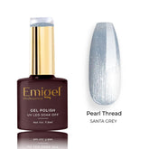 Emigel - Pearl Thread Gel Polish - 009 - SANTA GREY
