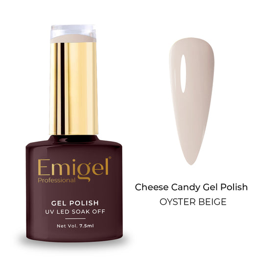 Emigel - Cheese Candy Gel Polish - 008 - Oyster Beige