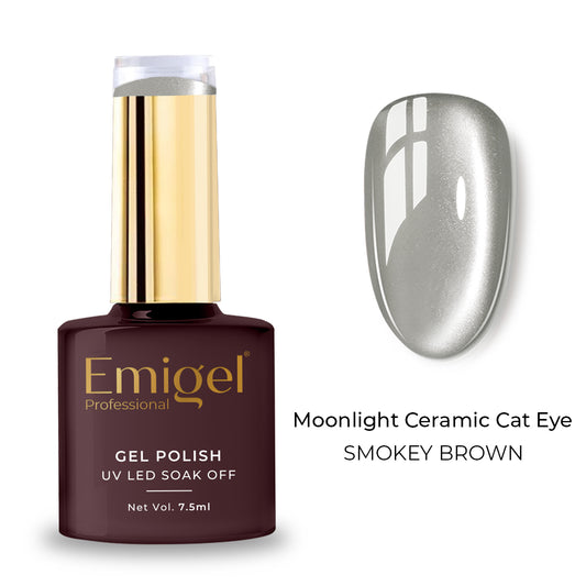 Emigel - UV Moonlight Ceramic Cat Eye - 006 - Smokey Brown