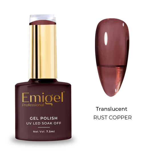 Emigel - Translucent Gel Polish - 010 - RUST COPPER