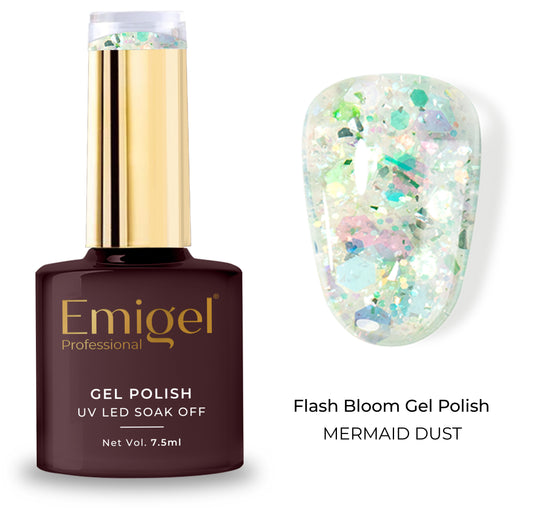 Special gel Polish-Flash Bloom Gel Polish-008-Mermaid Dust