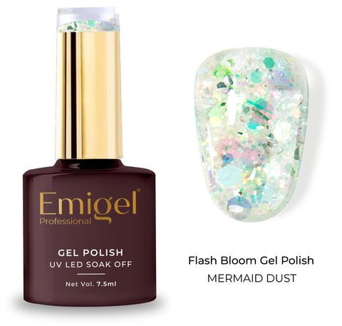 Special gel Polish-Flash Bloom Gel Polish-008-Mermaid Dust