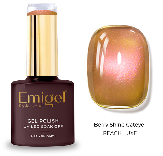 Special Gel Polish- Berry shine Cateye -010-Peach Luxe