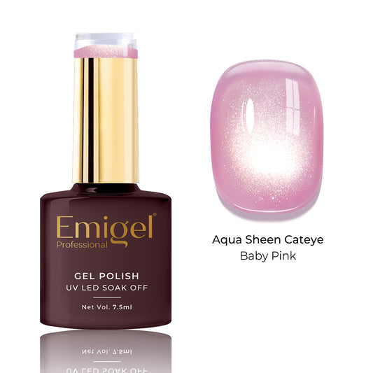 Special Gel Polish- Aqua Sheen Cateye  -002- Baby Pink