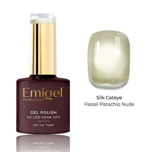 Special Gel Polish- Silk Cateye -003 - Pastel Pistachio Nude