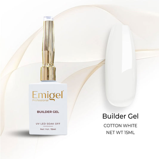 Emigel - Builder Gel In Bottle - 003- Cotton White