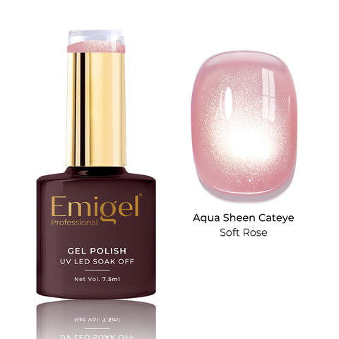 Special Gel Polish- Aqua Sheen Cateye  -004-Soft Rose