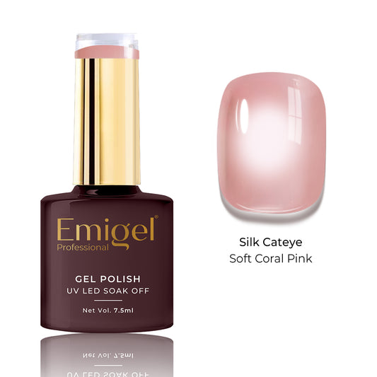 Special Gel Polish- Silk Cateye -010 - Soft Coral Pink
