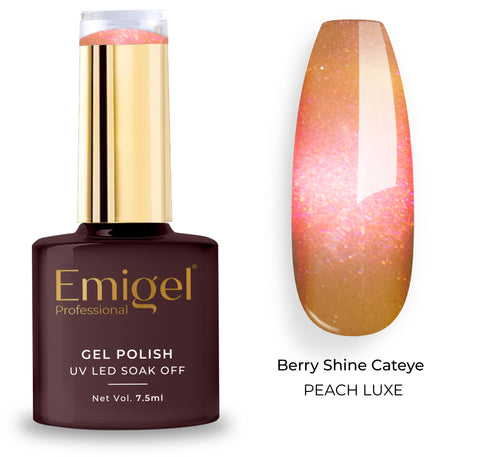 Special Gel Polish- Berry shine Cateye -010-Peach Luxe