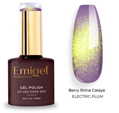 Special Gel Polish- Berry shine Cateye -011-Electric Plum