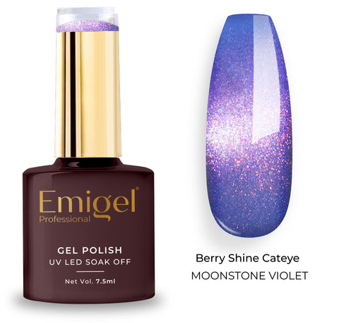 Special Gel Polish- Berry shine Cateye -012-Moonstone Violet