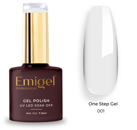 Emigel - one step uv nail polish - 001