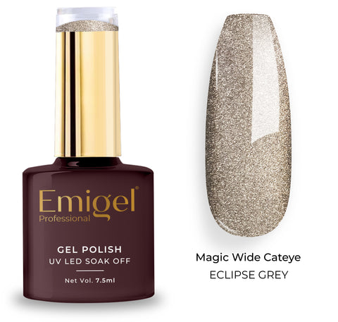 Special Gel Polish- Magic Wide Cateye -001-Eclipse Grey