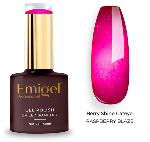 Special Gel Polish- Berry shine Cateye -003-Raspberry Blaze