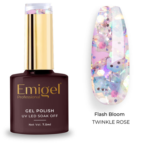 Special gel Polish-Flash Bloom Gel Polish-004-Twinkle Rose