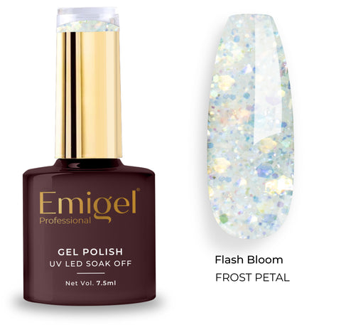 Special gel Polish-Flash Bloom Gel Polish-005-Frost Petal