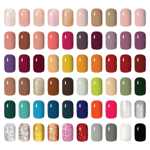 Emigel - Commercial Kit Set - 60 Shades Kit (7.5ML) 1Top Coat +1 Base Coat+Primer+Dehydrator+Top Coat Matte With Shade Card