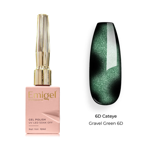 Emigel - 6D Cateye - 008 - GRAVEL GREEN