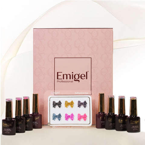 Emigel - Set of 6- Reflective UV Gel Polish
