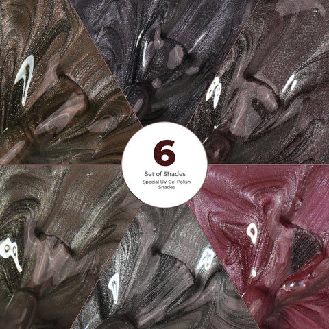 Emigel - Set of 6- Magic Wide UV Gel Polish