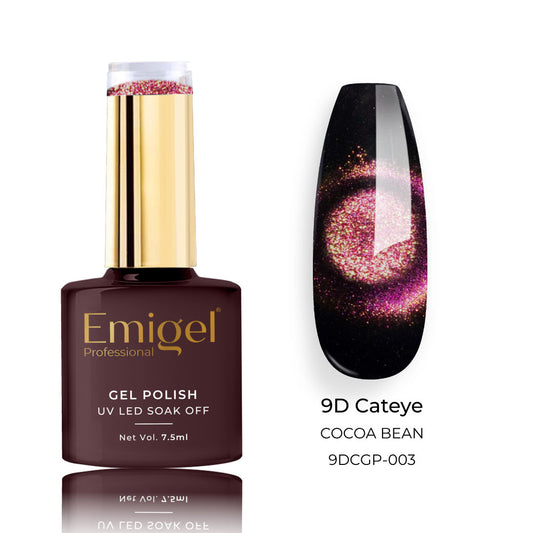 Emigel - 9D Cateye Gel Polish - 003 - COCOA BEAN