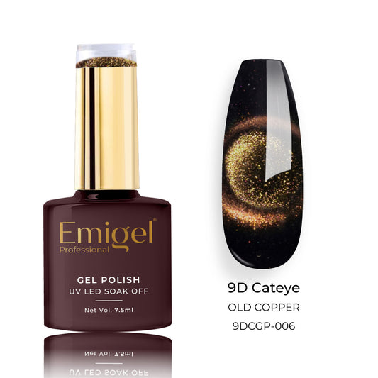 Emigel - 9D Cateye Gel Polish - 006 - OLD COPPER