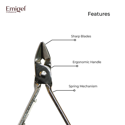 Emigel - Nail Cuticle Cutter - (Basic) Pack of 1 Pc