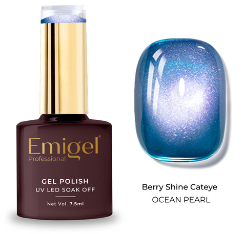 Special Gel Polish- Berry shine Cateye -004-Ocean Pearl