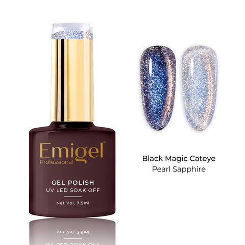 Emigel - Black Magic Cateye - 006 -  Pearl Saphhire