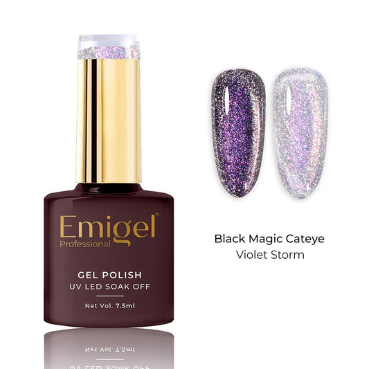 Emigel - Black Magic Cateye - 008 -  Violet Storm