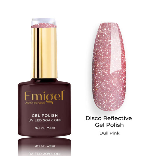 Emigel - Disco Reflective Gel - 007 - DULL PINK DISCO 1080