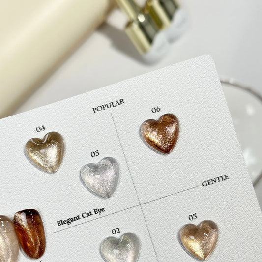 Emigel - Elegant UV Cat Eye Gel Polish Kit - 6 Shades