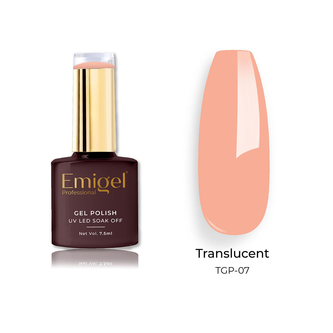 Emigel - Translucent Gel Polish - 007 - CLOUD GREY – Emigel ...