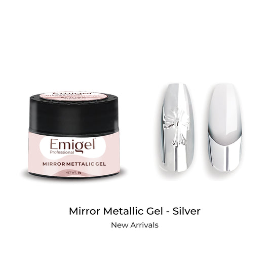 Emigel - Mirror Metallic Gel - Silver