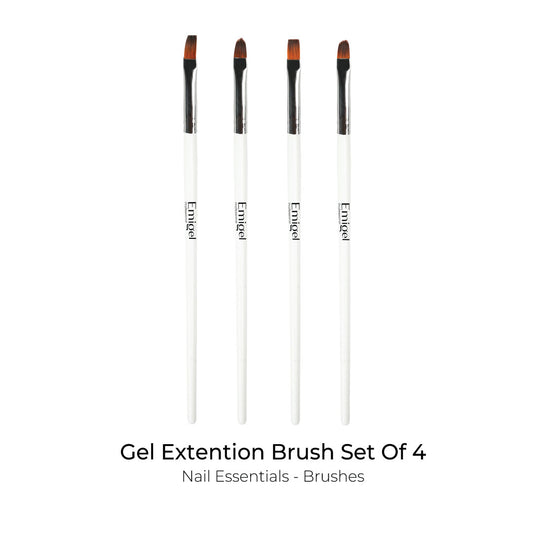 Emigel - Gel Extension Brush Set of 4