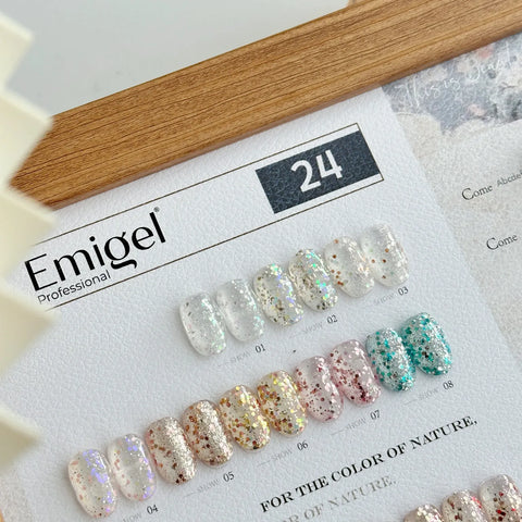 Emigel - Glitter UV Gel Polish Kit - 24 Shades