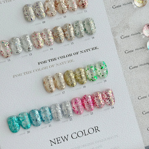 Emigel - Glitter UV Gel Polish Kit - 24 Shades