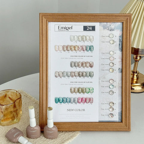 Emigel - Glitter UV Gel Polish Kit - 24 Shades