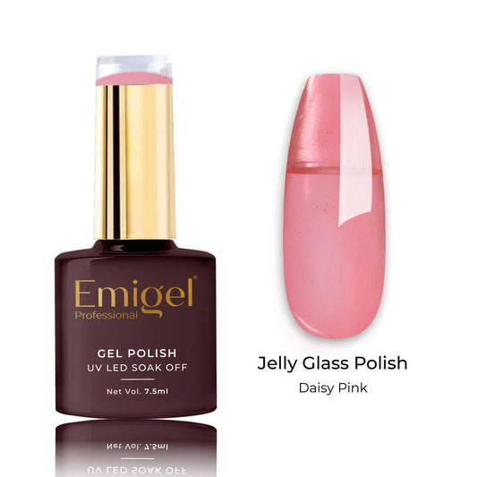 Emigel - Jelly Glass Gel Polish - 004 - DAISY PINK 1080