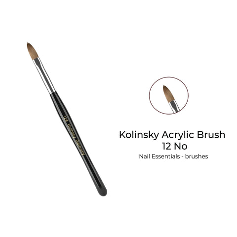 Emigel - Kolinsky Acrylic Brush 12 No